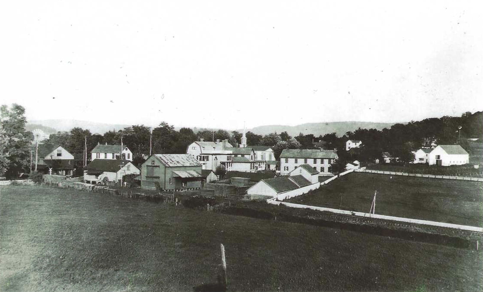 Old image of The Plains, Virginia showing the town